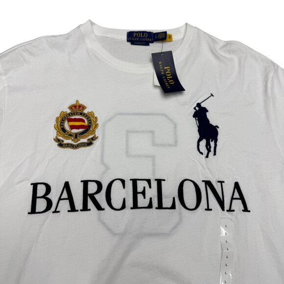 Polo Ralph Lauren Men's Classic Fit Barcelona Jersey SS T-Shirt, Size L NWT - Picture 3 of 7